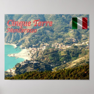 Italy - Liguria - Cinque Terre - Monterosso - Poster
