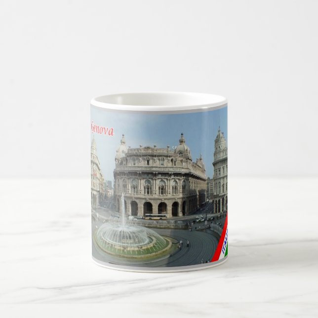 Italy - Liguria - Genoa - Piazza Ferrari - Coffee Mug (Center)
