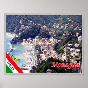 Italy - Liguria - Moneglia - Poster