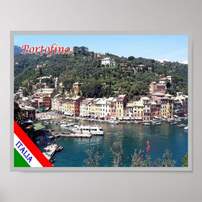 Italy - Liguria - Portofino - Poster (Front)
