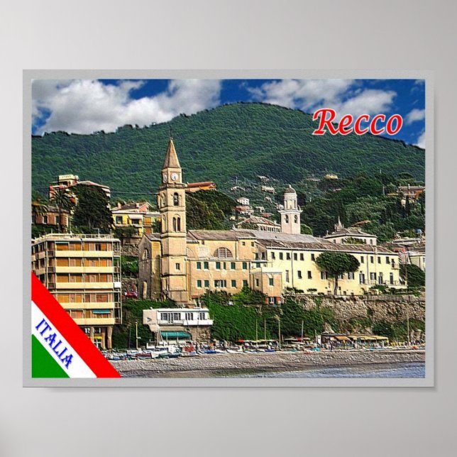 Italy - Liguria - Recco - Poster (Front)