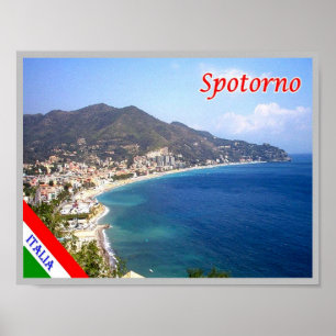Italy - Liguria - Spotorno - Poster