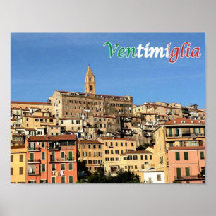 Italy - Liguria - Ventimiglia - Poster