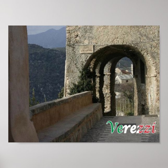 Italy - Liguria - Verezzi - Poster (Front)