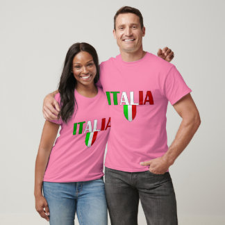 Italy logo flag of Italy shield for Italians T-Shirt