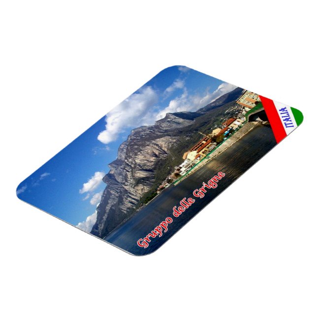 Italy - Lombardy - Lake Como - Gruppo delle Grigne Magnet (Left Side)