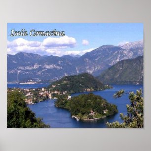 Italy - Lombardy - Lake Como - Isola Comacina - Poster