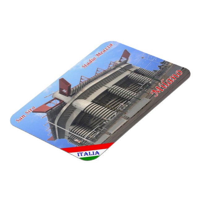 Italy - Lombardy - Milan - San Siro Stadium Meazza Magnet (Left Side)