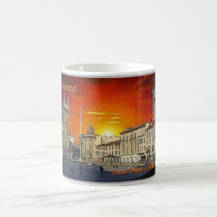Italy - Lombardy - Monza - Trento e Trieste Square Coffee Mug