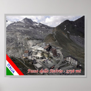 Italy - Lombardy - Stelvio Pass - Poster