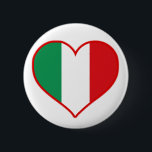 Italy Love 6 Cm Round Badge<br><div class="desc">Italy Love "i love" pizza rome milan napels turin palermo</div>