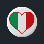 Italy Love 6 Cm Round Badge<br><div class="desc">Italy Love "i love" pizza rome milan napels turin palermo</div>