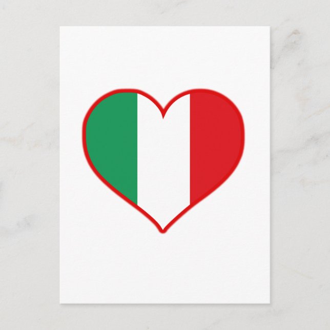 Italy Love Postcard (Front)