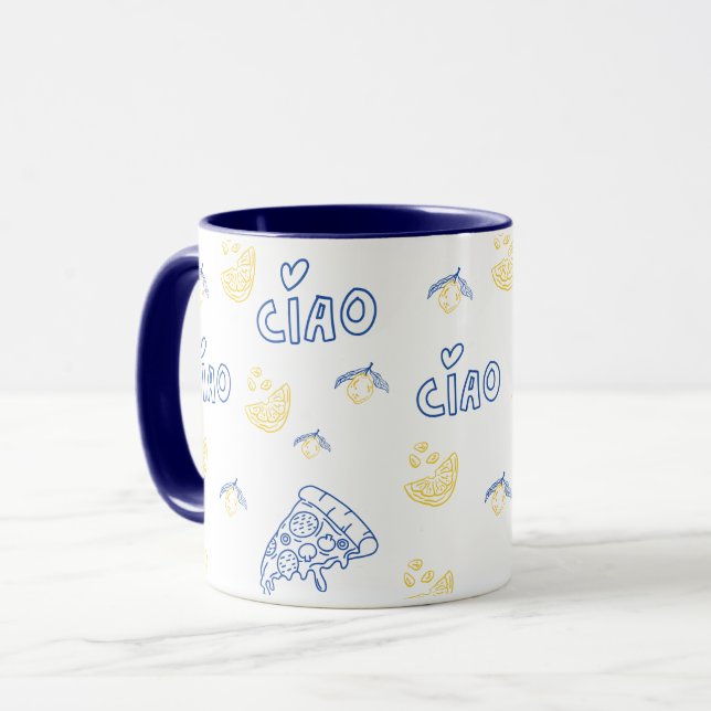 Italy Lover– Ciao Italian Vibes Mug (Front Left)