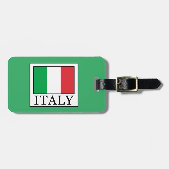 Italy Luggage Tag (Front Horizontal)