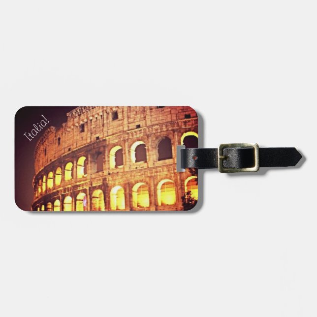 Italy Luggage Tag - Rome (Front Horizontal)