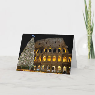Italy Magazine Christmas Card - Colosseum