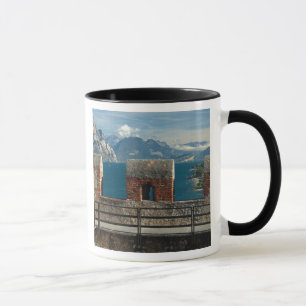 Italy, Malcesine, view from castle of Lake Mug