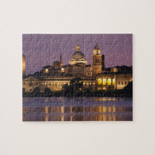 Italy, Mantua Province, Mantua. Town view and Jigsaw Puzzle