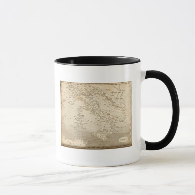 Italy Map by Arrowsmith Mug (Right)