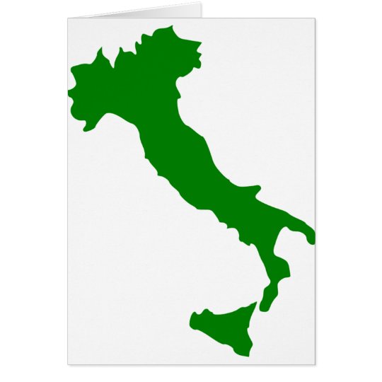 Italy Map Card