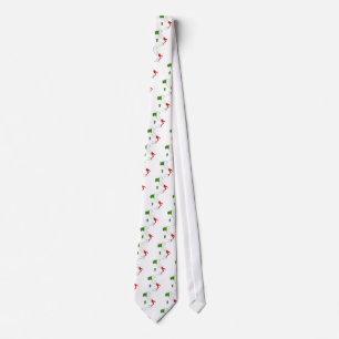 Italy Map Flag Tie