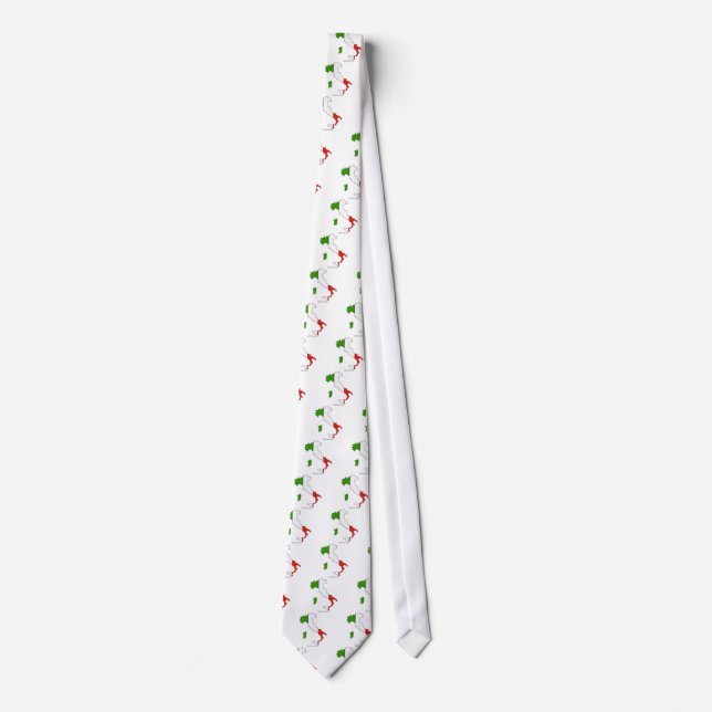 Italy Map Flag Tie (Front)