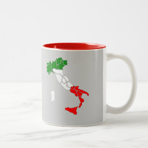 Italy map mug
