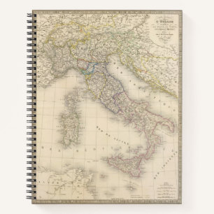 Italy Map Notebook