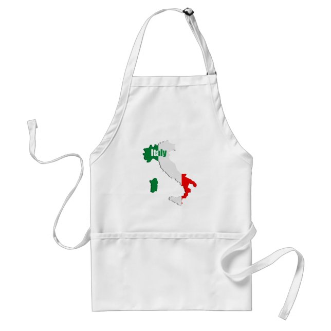 Italy map standard apron (Front)