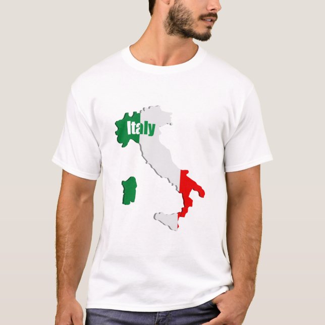 Italy map T-Shirt (Front)