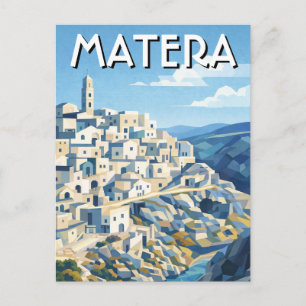 Italy Matera Travel Postcard