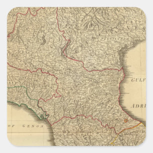 Italy middle, upper square sticker