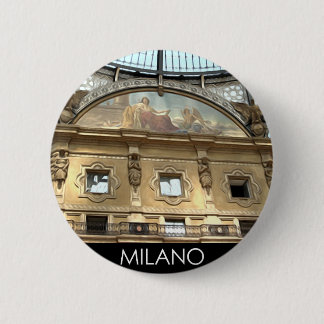 ITALY MILAN 6 CM ROUND BADGE