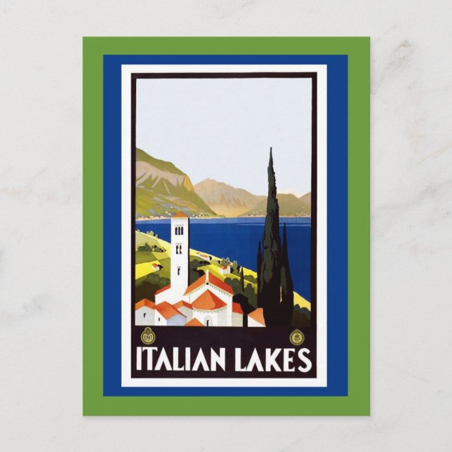 Italy Milan Assisi Napoli Verona San Remo Postcard (Front)