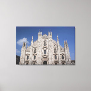 Italy, Milan Province, Milan. Milan Cathedral, 2 Canvas Print