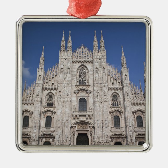 Italy, Milan Province, Milan. Milan Cathedral, 2 Metal Tree Decoration (Front)