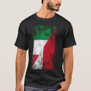 Italy Monaco Flags - Italian Monégasque, Monacan T-Shirt