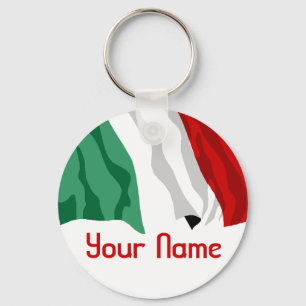 Italy - Name - FLAG Key Ring