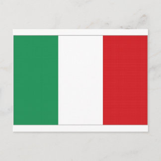 Italy National Flag Postcard