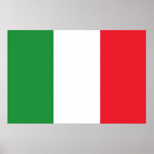 Italy National Flag Poster