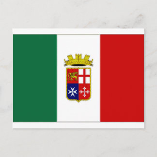 Italy Naval Ensign Postcard