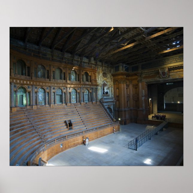 Italy, Parma, Teatro Farnese Poster (Front)