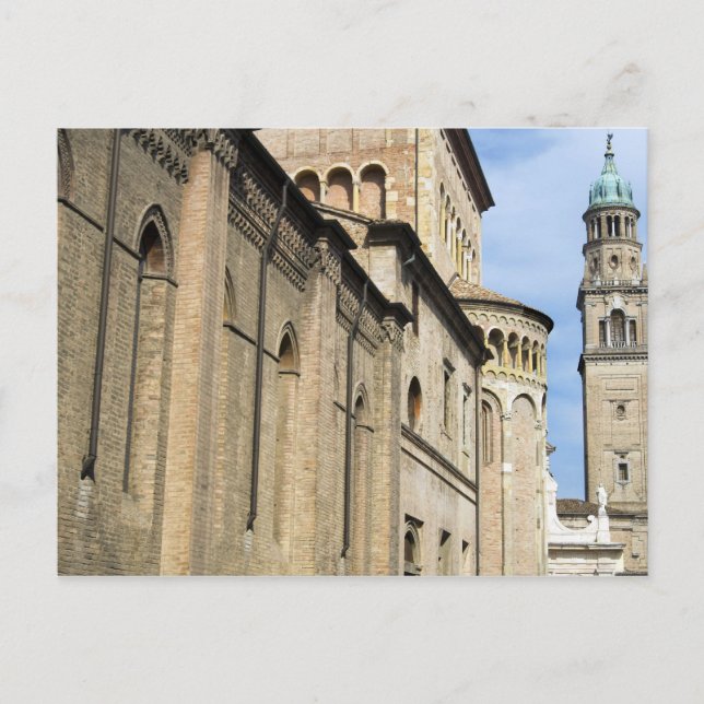 Italy, Parma, Tower of San Giovanni Church Postcard (Front)