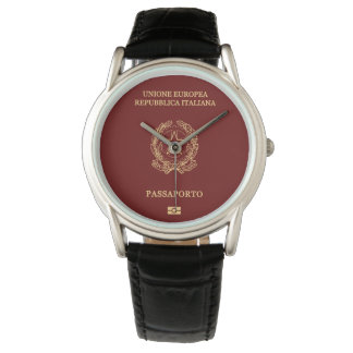 Italy passport wristwatch