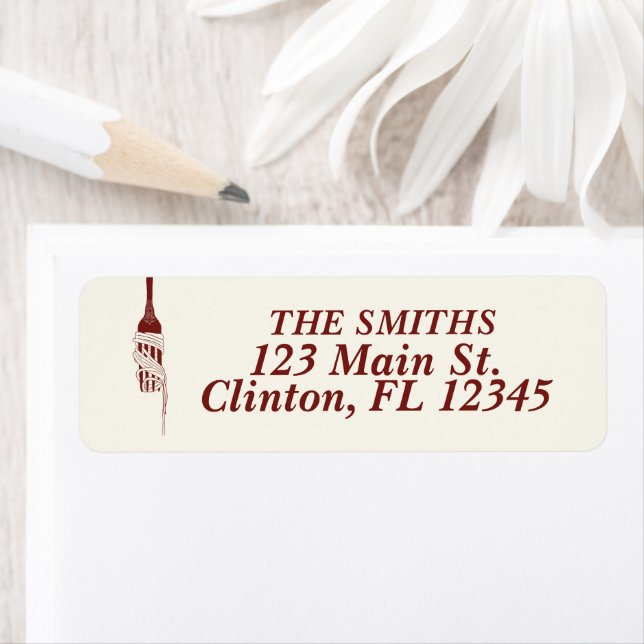 Italy Pasta Return Address Labels  (Insitu)