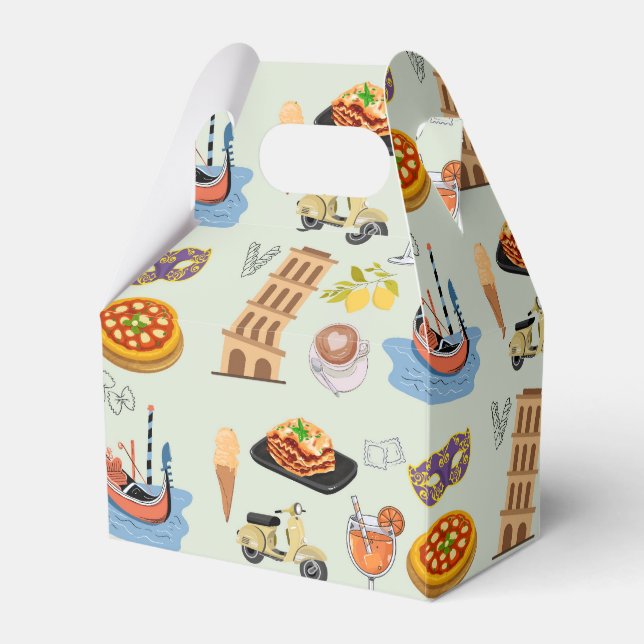  Italy Perfect Vacation Favour Box (Front Side)