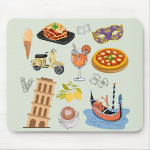 Italy Perfect Vacation Mouse Mat