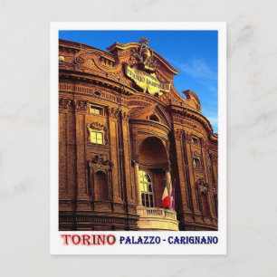 Italy - Piedmont - Torino - Carignano Palace - Postcard