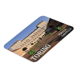 Italy - Piedmont - Torino - Castle Square - Magnet